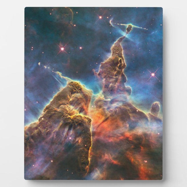 Plaque Photo Carina Nebula Par Le Télescope Spatial Hubble (Devant)