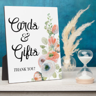 Plaque Photo Cartes Florales et Cadeaux Enterrement de Vie de J