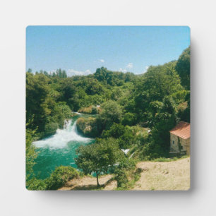 Plaque Photo Cascades de Krka - Parc national de Krka - Croatie