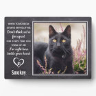 Cat Memorial Pet Perdre Empreinte de patte Coeur P