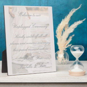 Plaque Photo Cérémonie de mariage romantique sur la plage côtiè