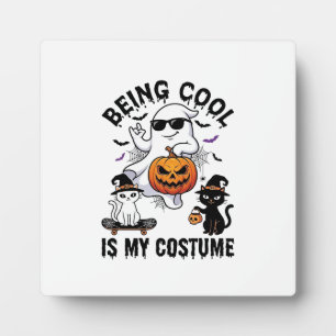 Plaque Photo C'est Cool C'est Costume Halloween Fantôme Citroui