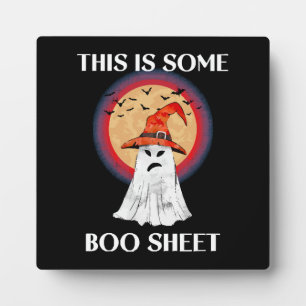 Plaque Photo C'est du papier de Boo Halloween Fantôme Drôle
