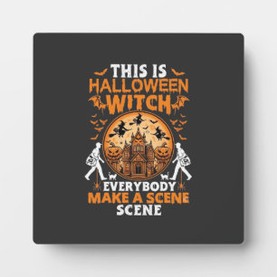 Plaque Photo C'est Halloween