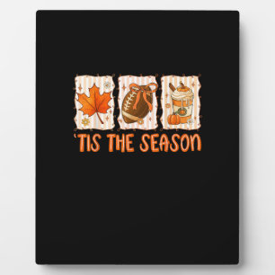 Plaque Photo C'Est La Saison Football Halloween Thanksgiving
