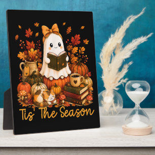 Plaque Photo C'est la saison Gentil Fantôme Livre d'automne