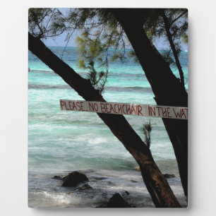 Plaque Photo Chaises de plage Rum Point Grand Cayman