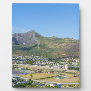 Plaque Photo Champ de Mars à Port Louis la capitale Mauriti
