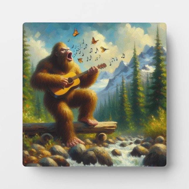 Plaque Photo Chant Bigfoot (Devant)