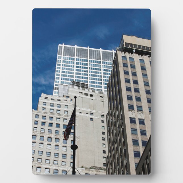 Plaque Photo Chase Manhattan Bank New York City (Devant)