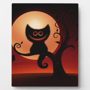 Plaque Photo Chat noir de Whimsical