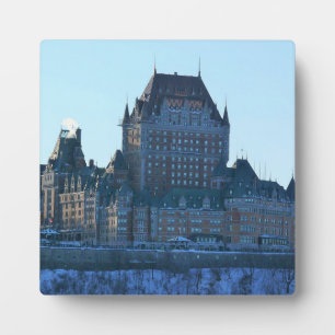Plaque Photo Château Frontenac, Québec, Canada