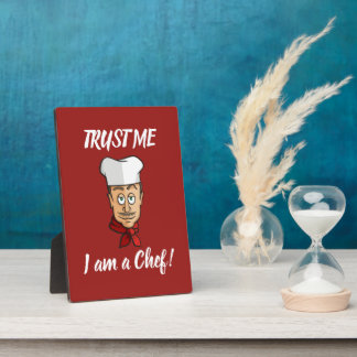 Plaque Photo Chef
