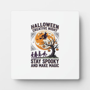 Plaque Photo Chemise créative Halloween Art de Lune Spooky Vint