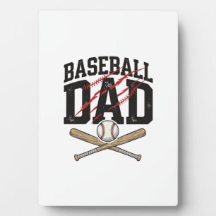 Plaque Photo Chemise De Baseball Papa En détresse Gravure Vinta