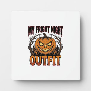 Plaque Photo Chemise de déguisement Halloween Tenue Citrouille