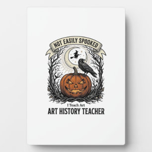 Plaque Photo Chemise d'enseignant d'histoire de l'art avec grav