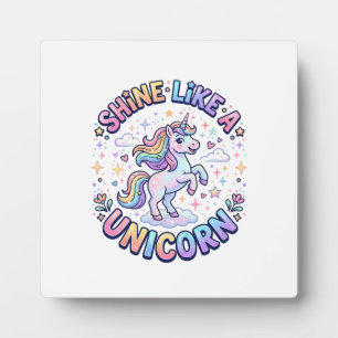 Plaque Photo Chemise graphique Licorne Brille Comme une Licorne