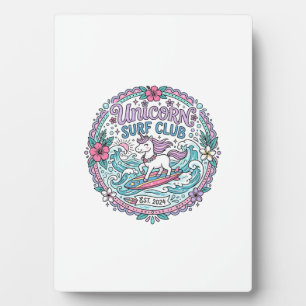 Plaque Photo Chemise graphique ludique d'Unicorn Surf Club_1