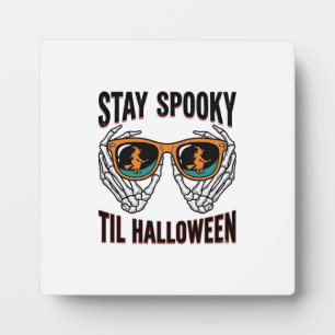Plaque Photo Chemise Halloween squelette avec lunettes de sorci