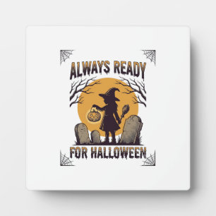 Plaque Photo Chemise Halloween Vintage pour les fans de la sais