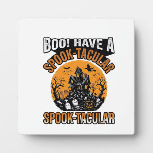 Plaque Photo Chemise Maison Hantée Halloween Spook-Tacular Vint