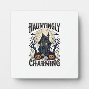 Plaque Photo Chemise Maison Hantée Vintage Cottage Halloween De