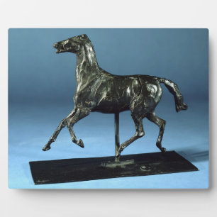 Plaque Photo Cheval de Trot (bronze)