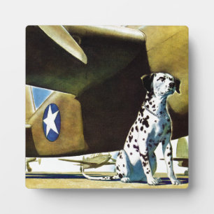 Plaque Photo Chien de l'armée