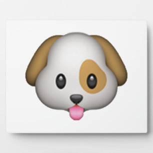 Plaque Photo Chien - Emoji