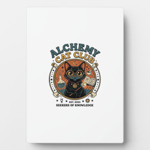 Plaque Photo Chimie Chat Amoureux des Chats Cadeau - Club de Ch