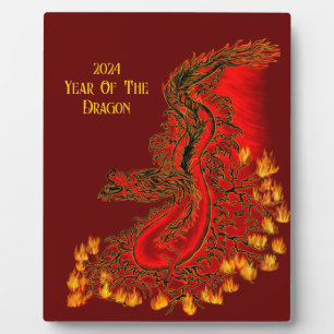 Plaque Photo Chine Dragon, 2024 Année Du Dragon