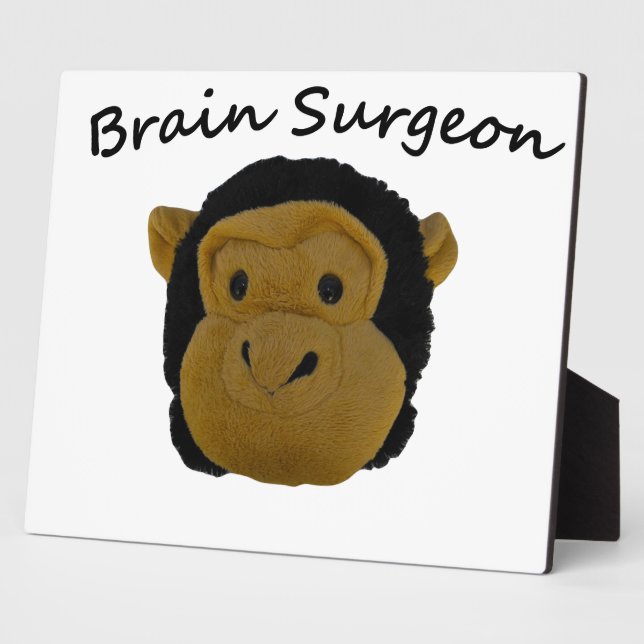 Plaque Photo Chirurgien de cerveau Dons amusants pour le travai (Côté)