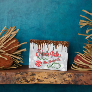 Plaque Photo Chocolat chaud du Pôle Nord