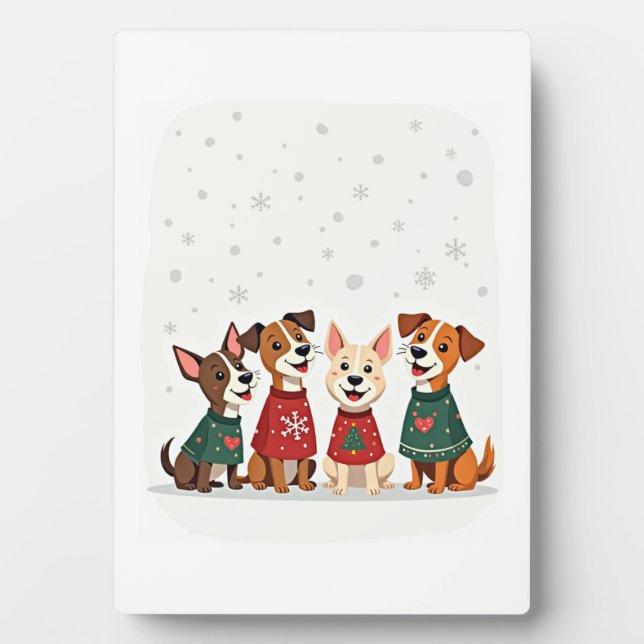 Plaque Photo Chœur de Noël des Terriers (Devant)