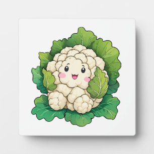 Plaque Photo Chou-fleur Kawaii
