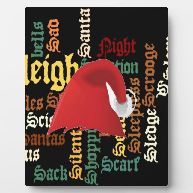 Plaque Photo Christmas empoisonne Have a Nice Day & a Better Ni (Devant)