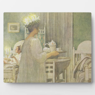 Plaque Photo Christmas Morning, pub. in 'Laissez la lumière hin