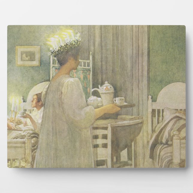 Plaque Photo Christmas Morning, pub. in 'Laissez la lumière hin (Devant)