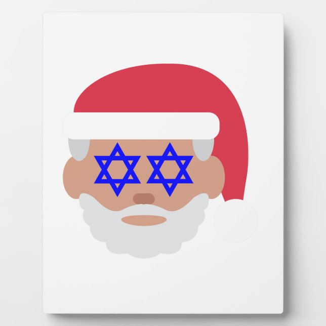Plaque Photo christmukah santa claus emoji (Devant)