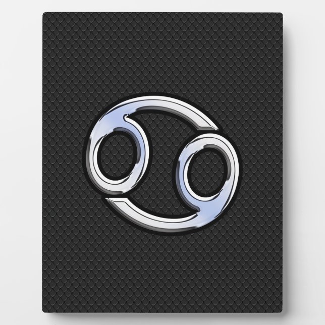 Plaque Photo Chrome Comme Cancer Zodiac Connexion Snake Skin St (Devant)