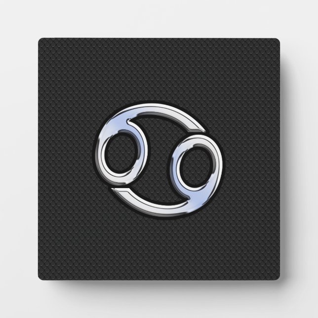 Plaque Photo Chrome Comme Cancer Zodiac Connexion Snake Skin St (Devant)