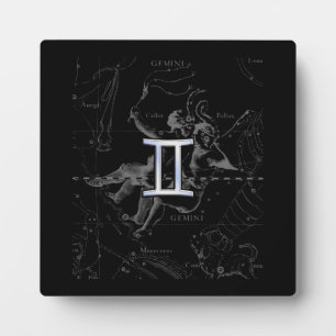 Plaque Photo Chrome comme Gemini Zodiac Connexion Hevelius 1690