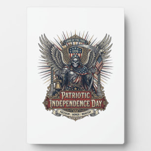 Plaque Photo Chrome Reaper patriotique squelette Dark Patriot &
