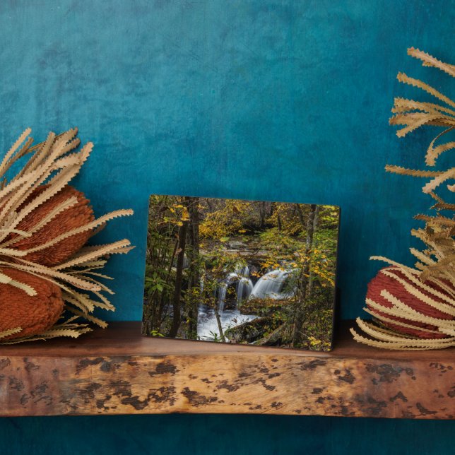 Plaque Photo Chutes du ruisseau Dunloup | Virginie occidentale (Côté)