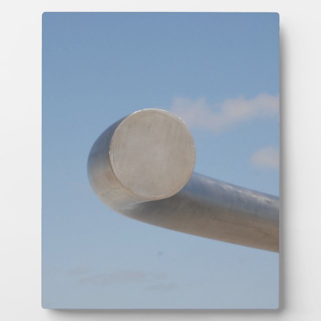 Plaque Photo Ciel bleu métallique (Devant)