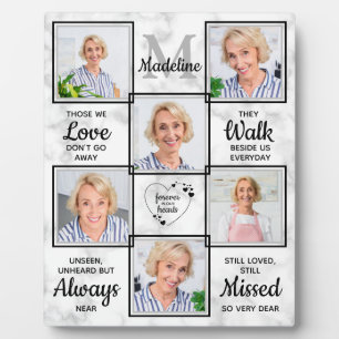 Plaque Photo Citation De Sympathie Commémorative 6 Photo En Mém