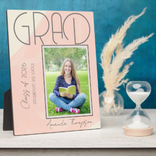 Plaque Photo Classe abstraite de 2026 souvenir Photo de fin d'é