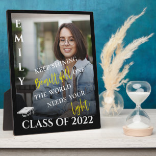 Plaque Photo Classe De 2024 Conserver Une Citation brillante Di