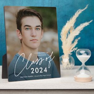 Plaque Photo Classe de script de la photo 2024 Graduation